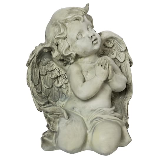 6" Heavenly Gardens Praying Cherub Angel Outdoor Garden Statue